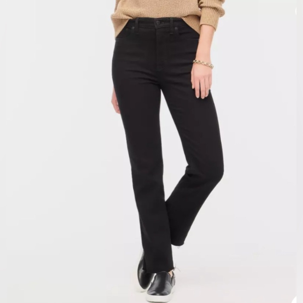 J.Crew Black Straight Jean
